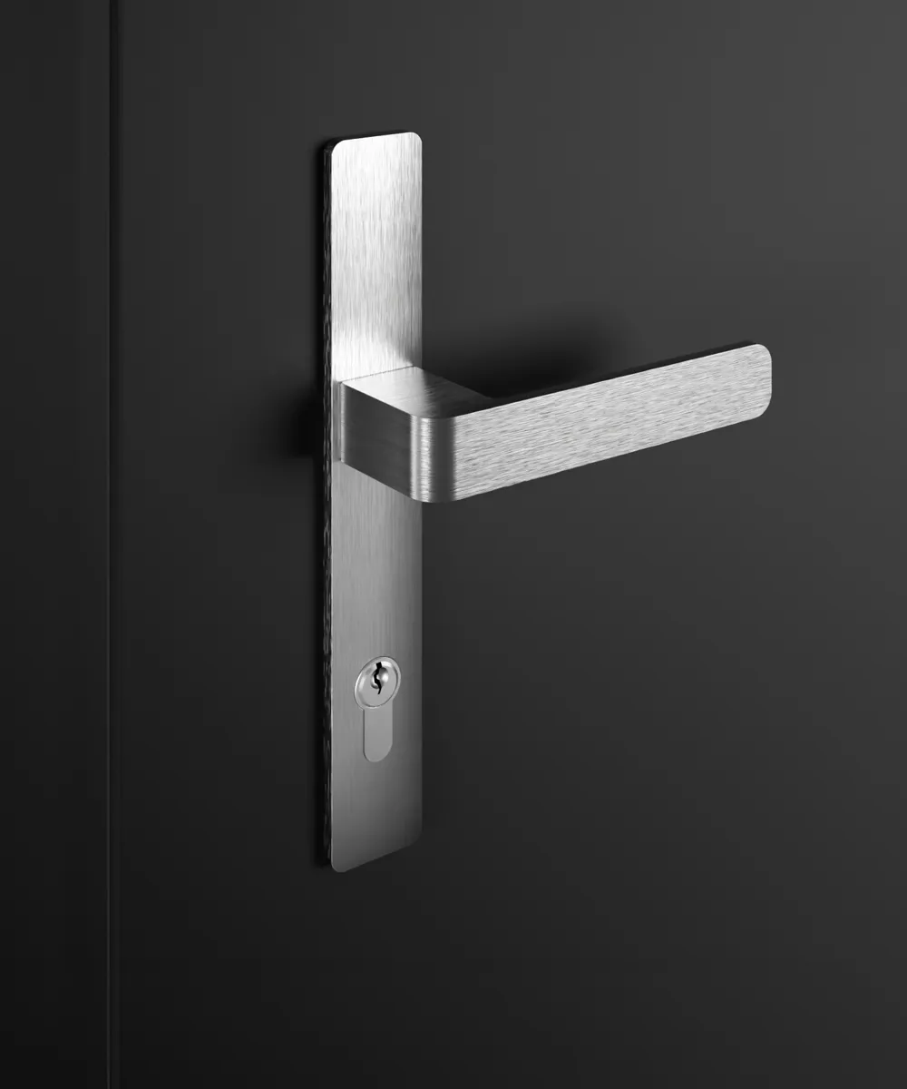 Dörrhandtag H6 (silverfärgat)