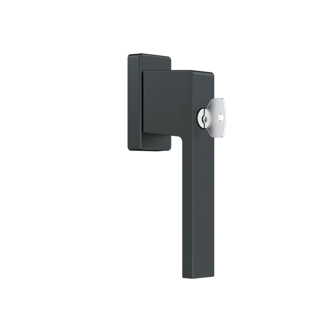 1033 - Fönsterhandtag med nyckel - RAL7016