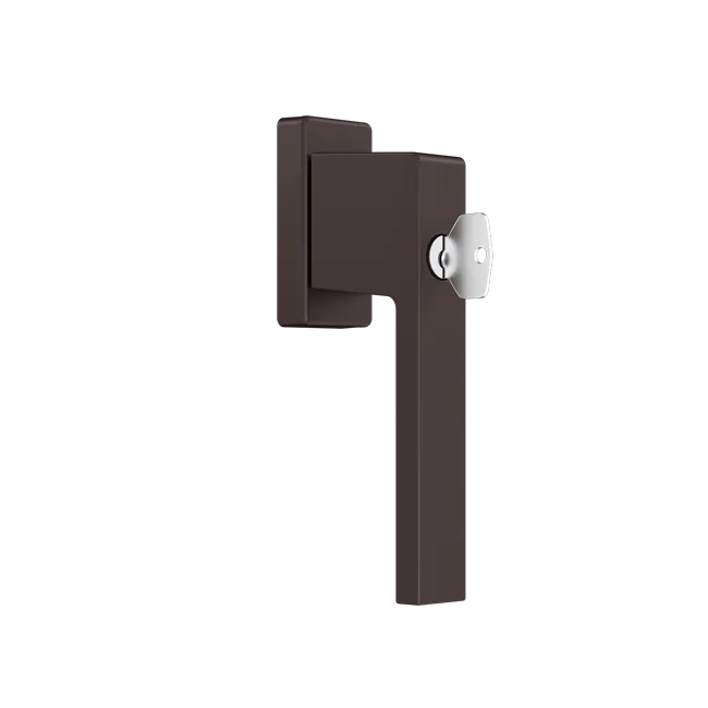 1033 - Fönsterhandtag med nyckel - RAL8019